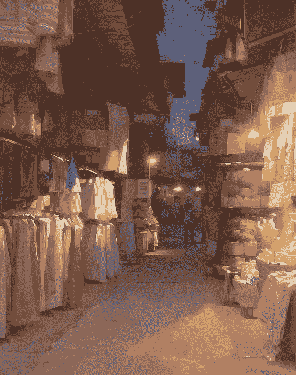 A local Market in rishikesh